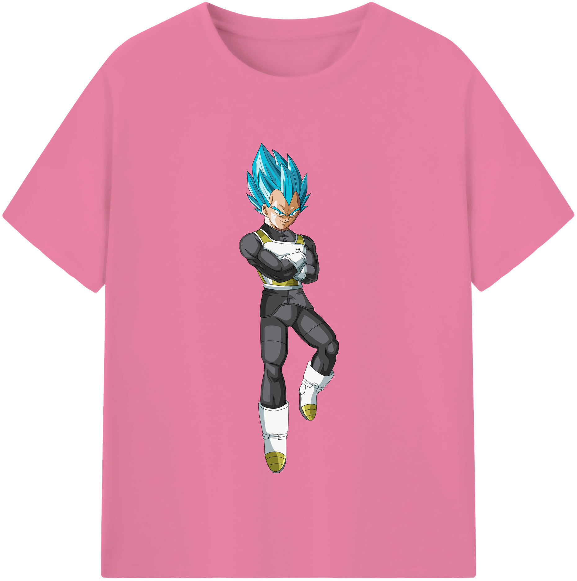 （画像用） ドラゴンボール ベジータ四世（Bejīta Yonsei）DRAGON BALL Vegeta IV 綿100％半袖Tシャツ（フロントプリント）